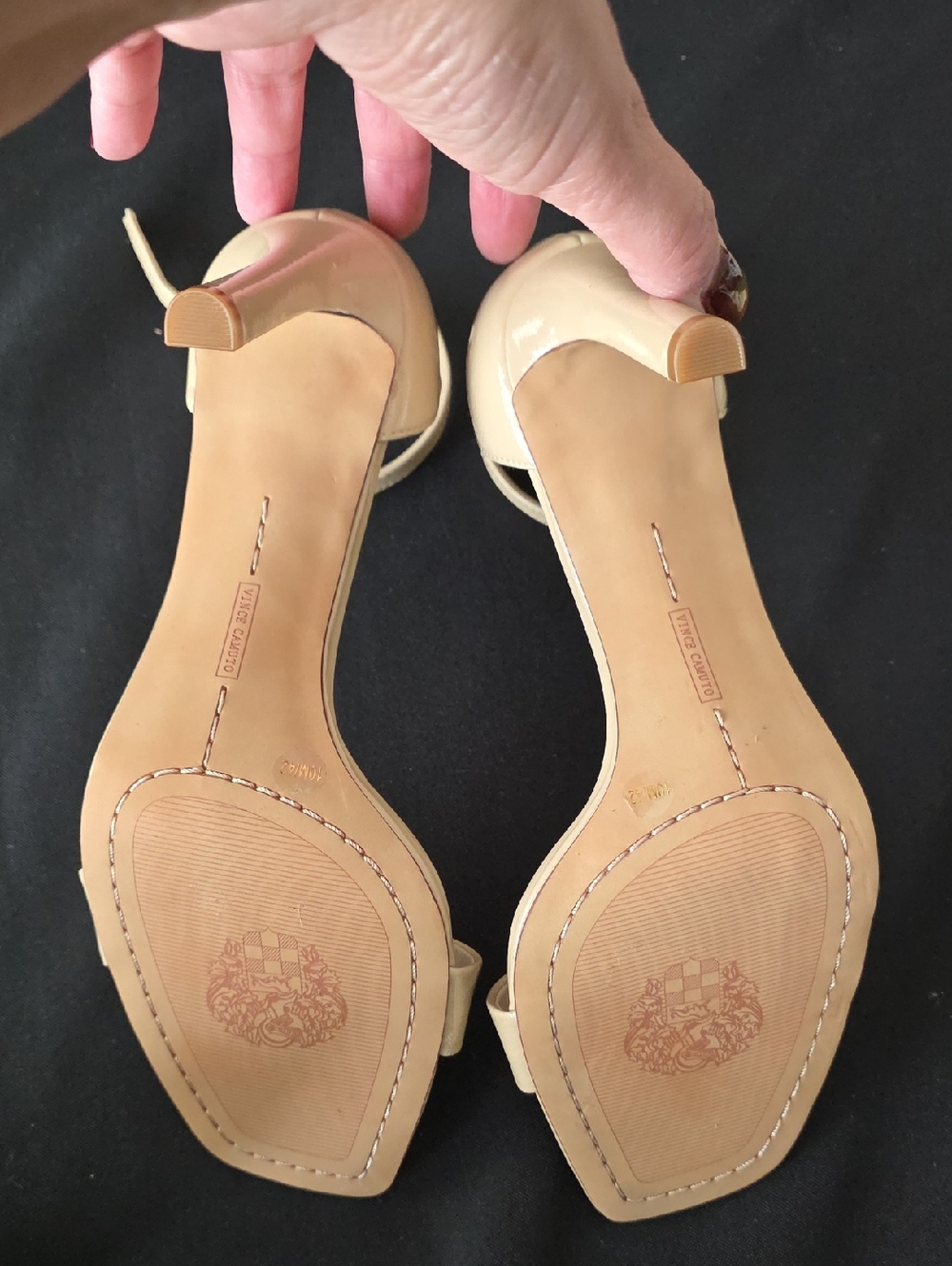 NEW VINCE CAMUTO | $115 Lauralie Patent Leather Heels - Picture 9 of 9